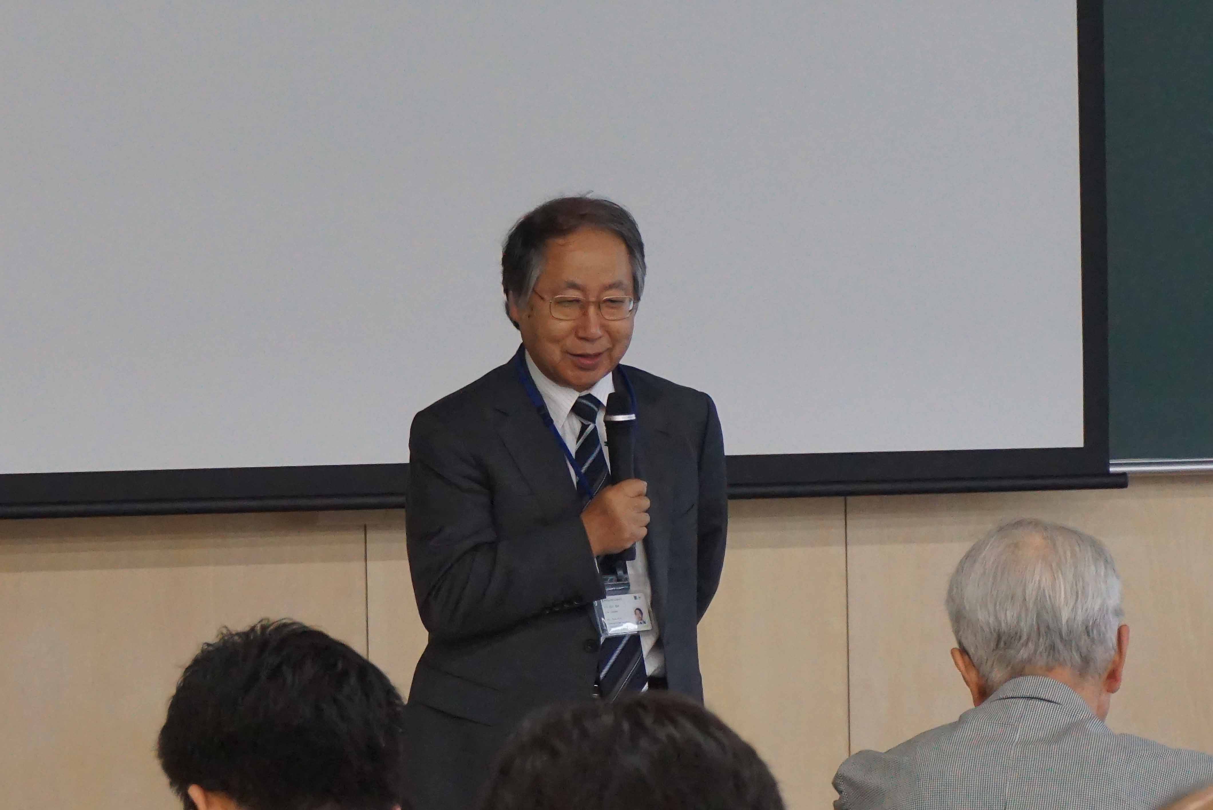 開講にあたっての挨拶：石川復興大学部会長